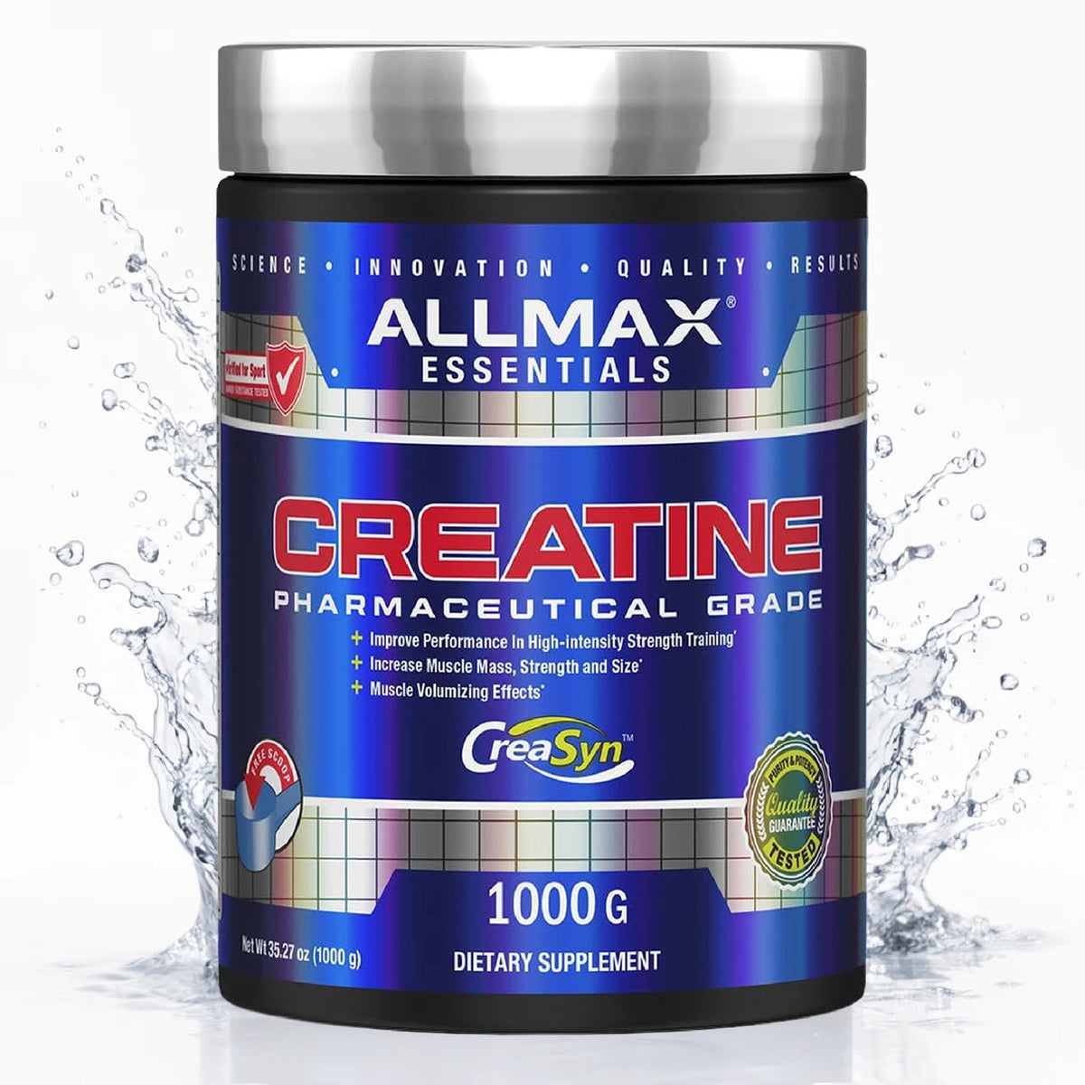 Allmax Creatine Monohydrate – Unflavoured, 1000 g